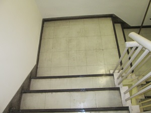 戸田クリーン階段剥離清掃前写真１